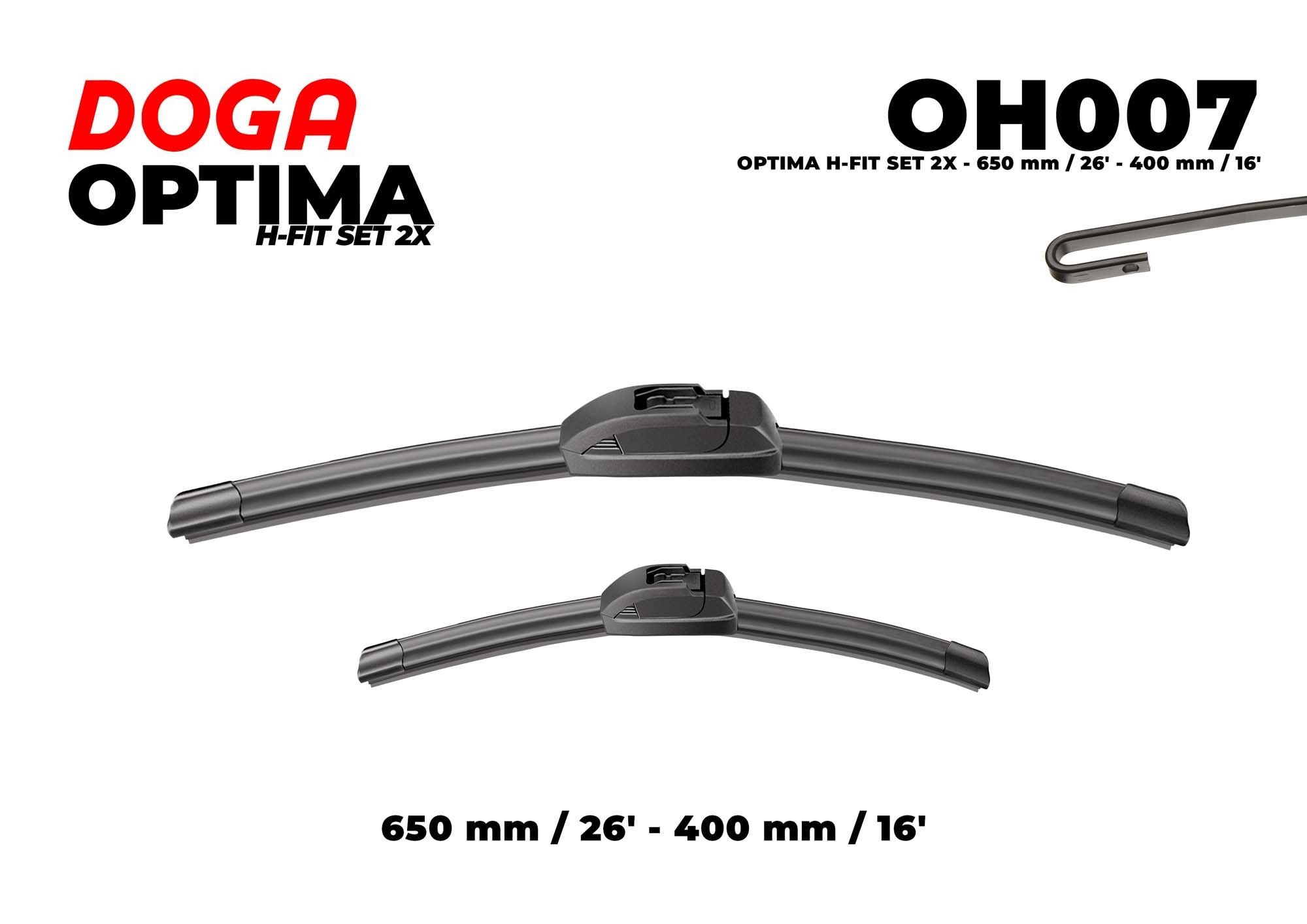 DOGA Klaasipuhastaja OH007 Klaasipuhasti harjad DOGA CR-V OH007 odav