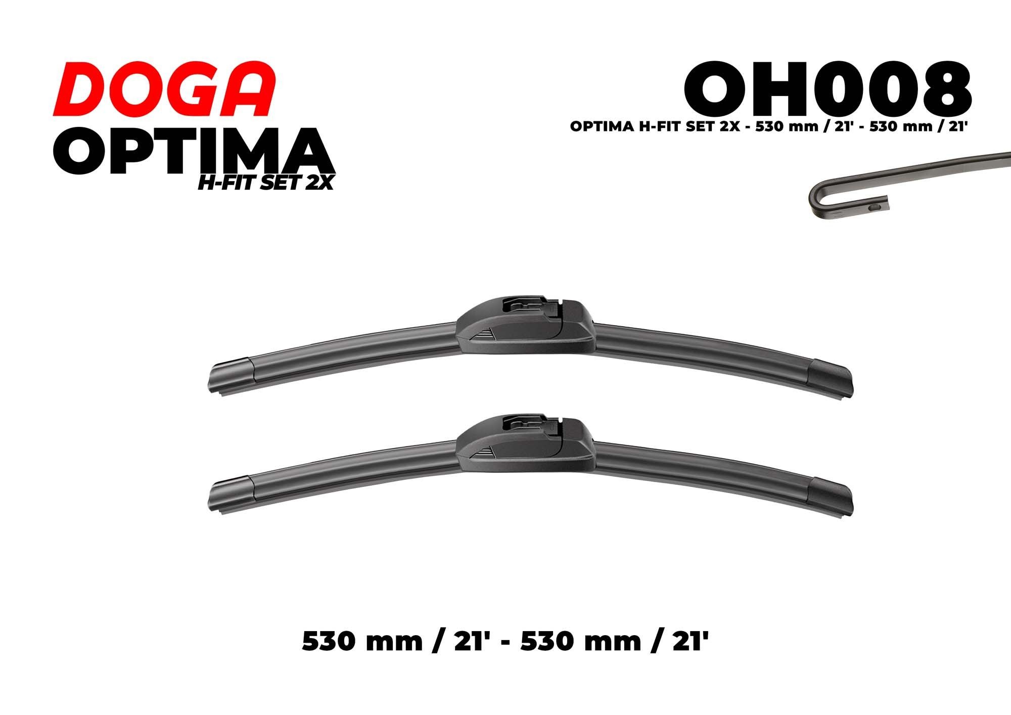 DOGA Vindusvisker OH008 OH008 Viskerblader AUDI 80 DOGA