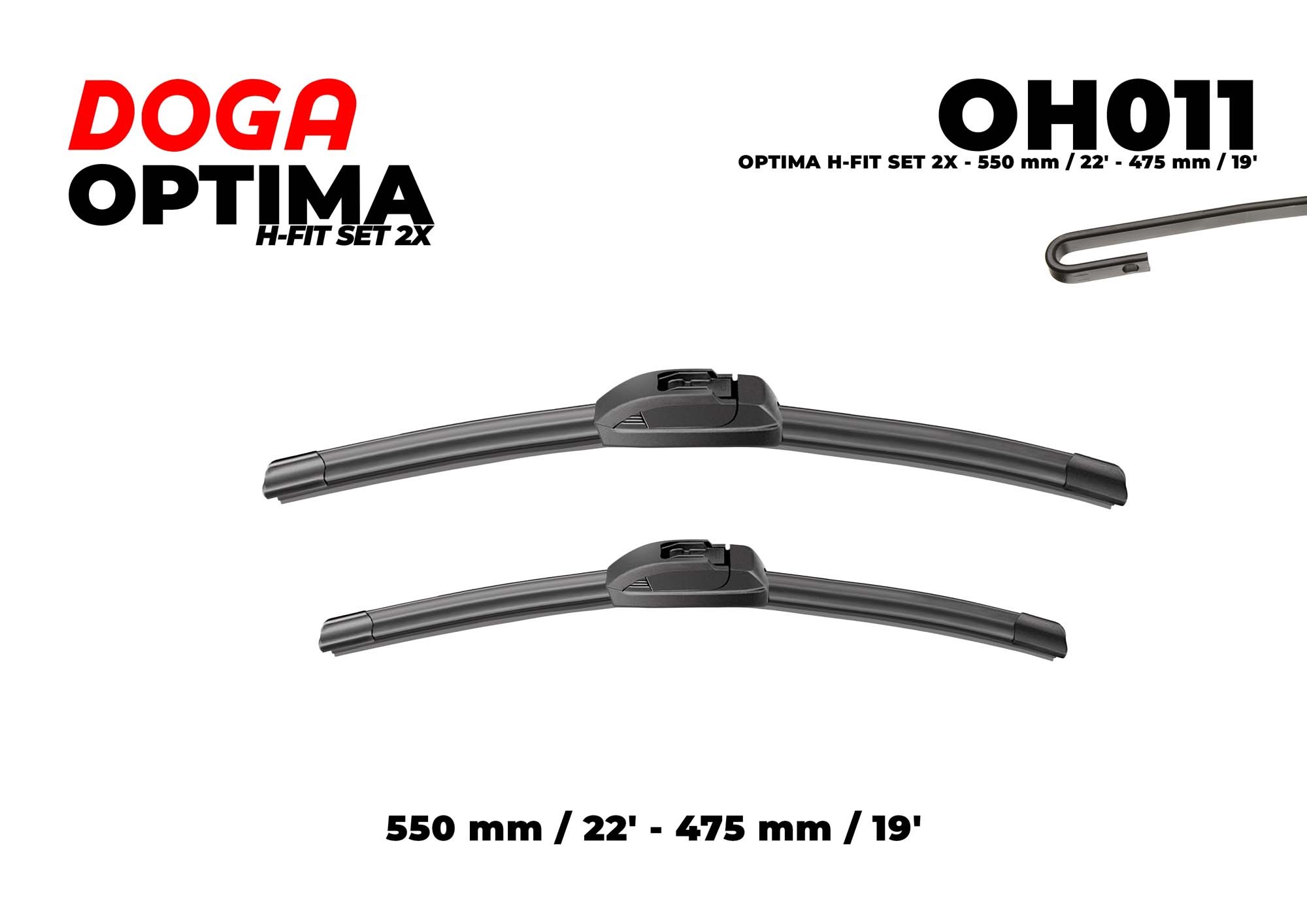DOGA Tergicristalli OH011 OH011 Spazzole tergicristallo DOGA FORD FIESTA costo