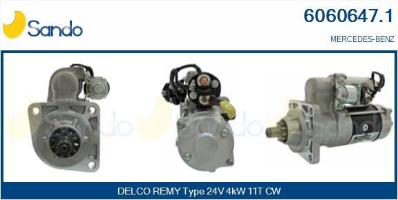SANDO Starter 6060647.1 6060647.1 Starter SANDO MERCEDES-BENZ CLS