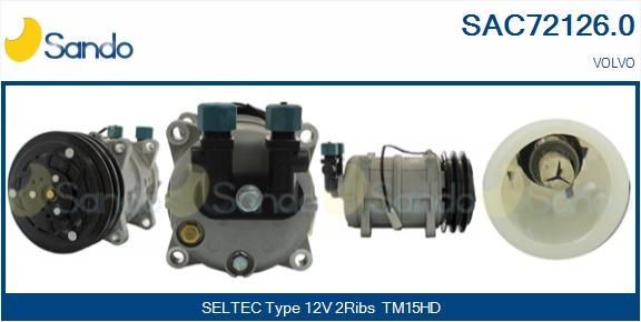 SANDO Kliimakompressor SAC72126.0 SANDO SAC72126.0 Kliimakompressor Volvo 744 originaal hind