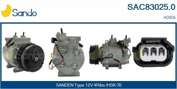 SANDO Compressore aria condizionata SAC83025.0 SAC83025.0 Compressore aria condizionata HONDA SANDO costo