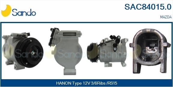 SANDO Compressor, ar condicionado SAC84015.0 SANDO SAC84015.0 Compressor de climatização Mazda 3 BN baratos