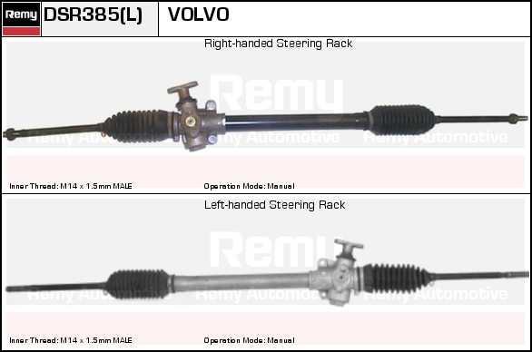 DELCO REMY Scatola sterzo DSR385L DSR385L costo Scatola sterzo VOLVO 480 E DELCO REMY