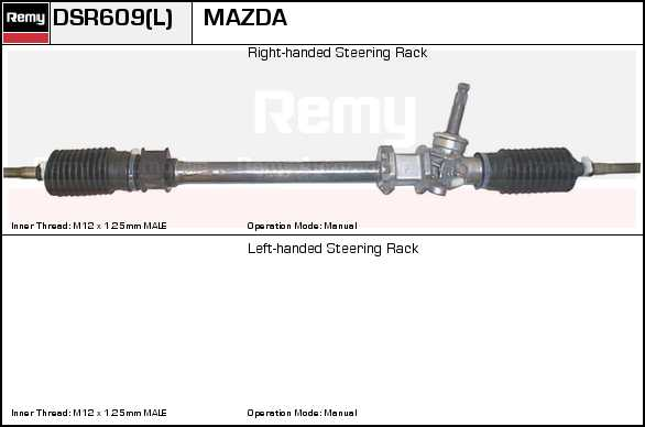 DELCO REMY Tandstang DSR609L DELCO REMY Tandstang MAZDA DSR609L