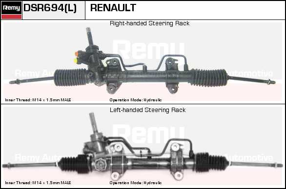 DELCO REMY Scatola sterzo DSR694L Costo Scatola sterzo DELCO REMY FORD USA DSR694L