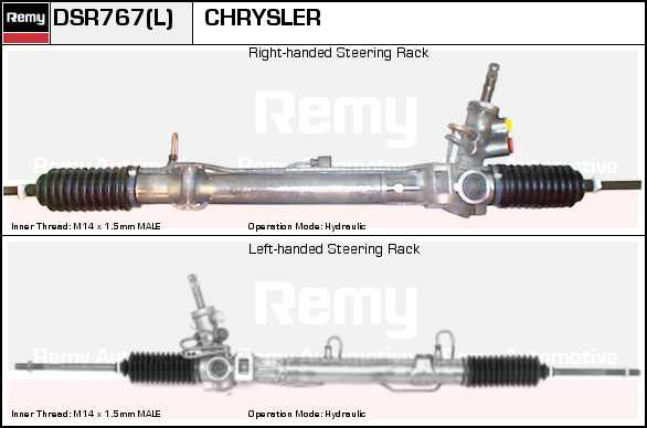 DELCO REMY Lenkgetriebe DSR767L DSR767L Servolenkung DODGE GRAND CARAVAN DELCO REMY kaufen
