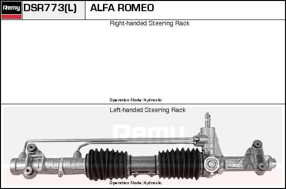 DELCO REMY Styrväxel DSR773L ALFA ROMEO styrväxel DELCO REMY DSR773L