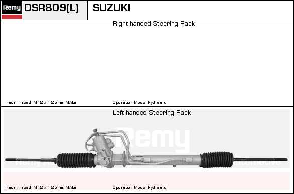 DELCO REMY Kormánymű DSR809L autó Kormánymű DELCO REMY DSR809L rendelés