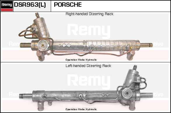 DELCO REMY Prevodka riadenia DSR963L Hrebeňové riadenie DELCO REMY PORSCHE DSR963L