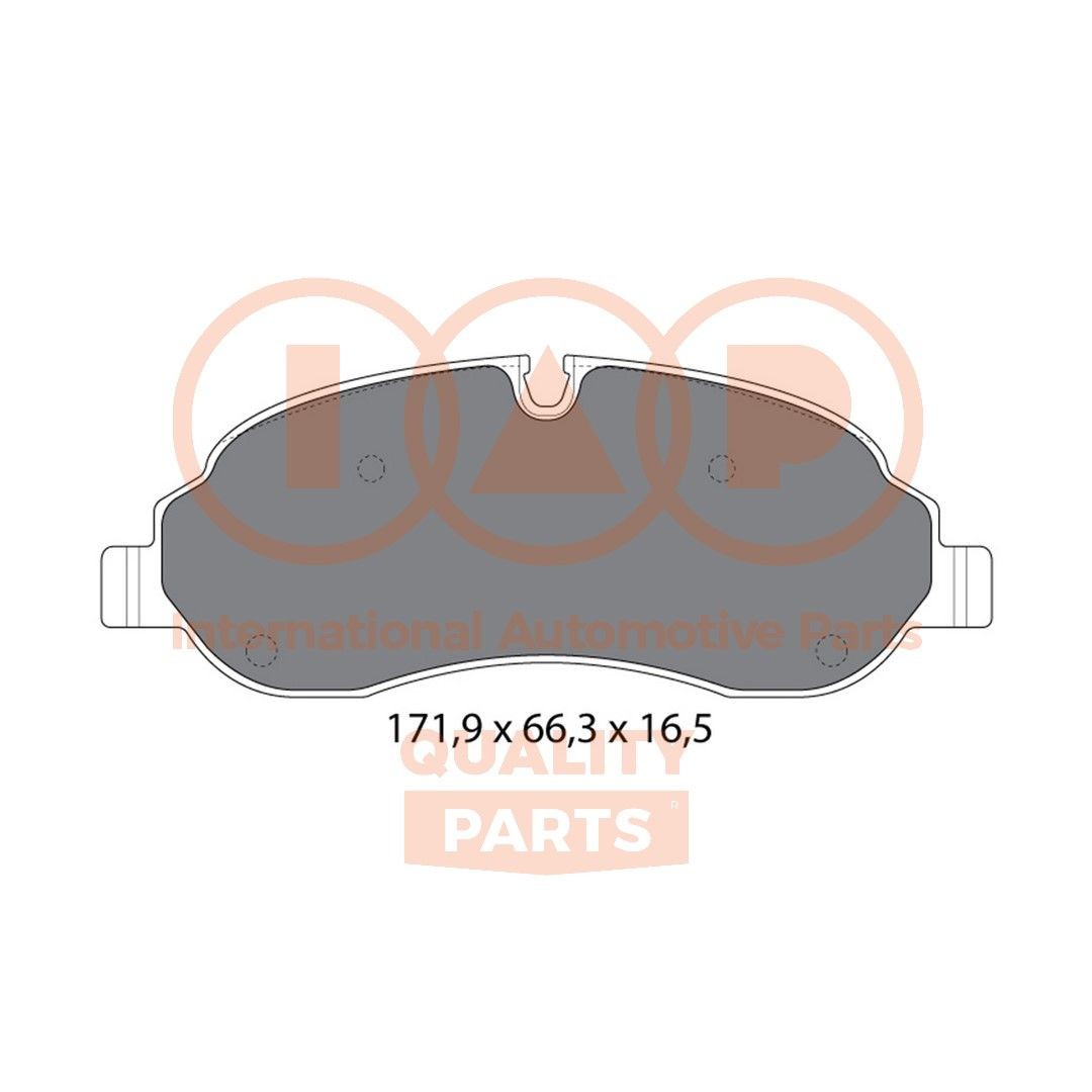 IAP QUALITY PARTS Bromsbelägg 704-04050 704-04050 IAP QUALITY PARTS bromsklossar Ford B-MAX