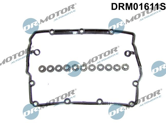 Tetningssett, topplokkdeksel DR.MOTOR AUTOMOTIVE DRM01611S DR.MOTOR AUTOMOTIVE DRM01611S: Toppdekselpakning Volkswagen FOX 2009