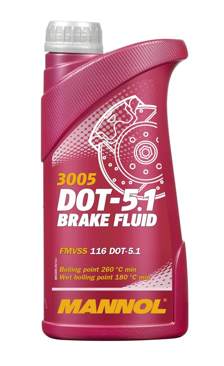 MANNOL Bremsevæske MN3005-05 Koblingsvæske MANNOL Mazda 323 DOT-5.1 MN3005-05