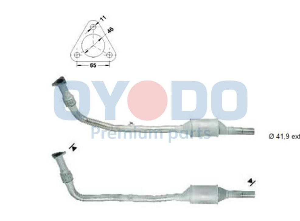 Katalysator Oyodo 10N0005-OYO Oyodo 10N0005-OYO: Katalysator Volkswagen LUPO 1999