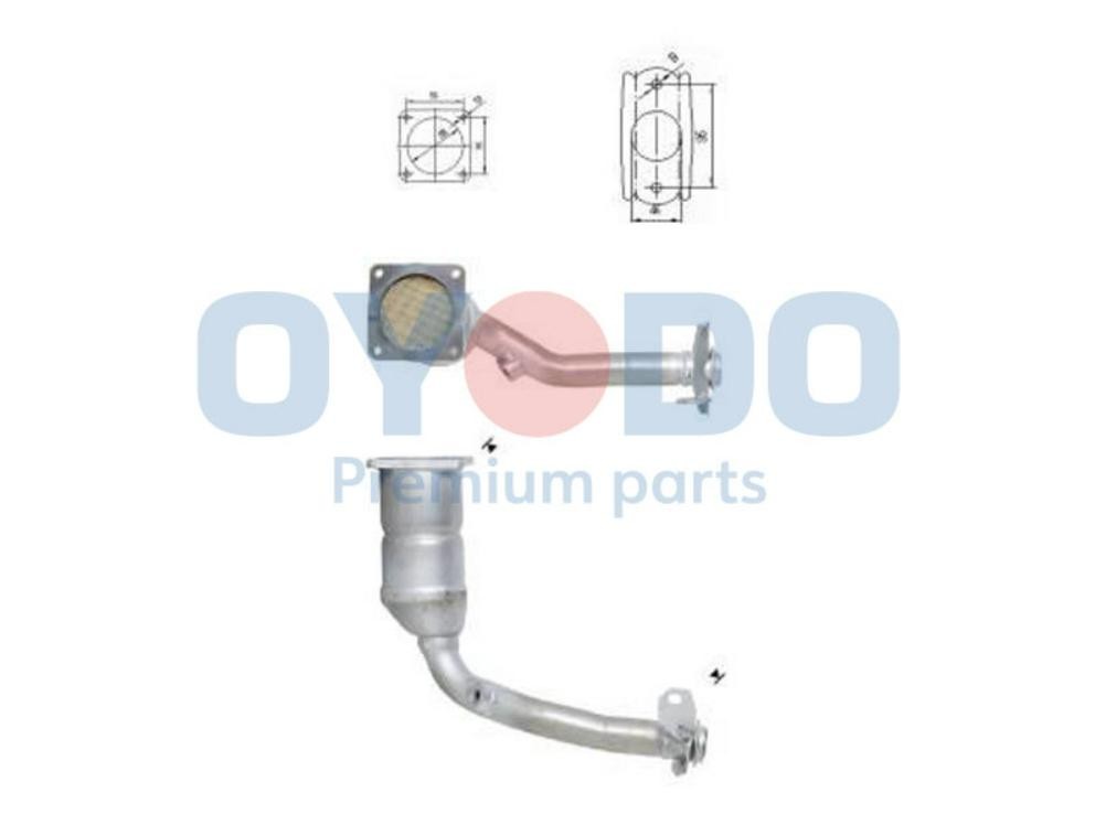 Katalysator Oyodo 10N0027-OYO Oyodo 10N0027-OYO Autokatalysator PEUGEOT 206 2016