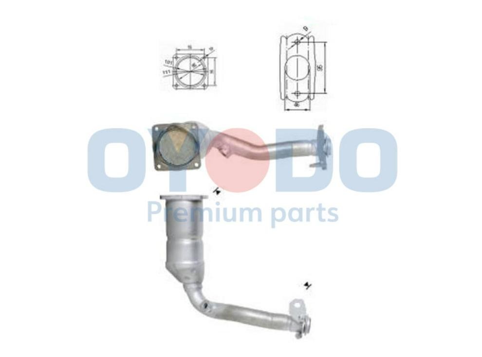 Catalyseur Oyodo 10N0036-OYO Oyodo 10N0036-OYO Catalyseur PEUGEOT 206 2018
