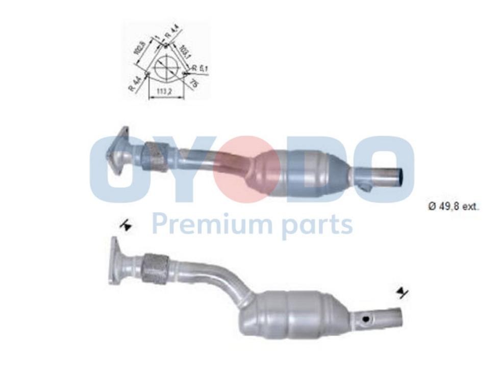 Oyodo Catalyseur 10N0044-OYO 10N0044-OYO Catalyseur RENAULT MEGANE Oyodo