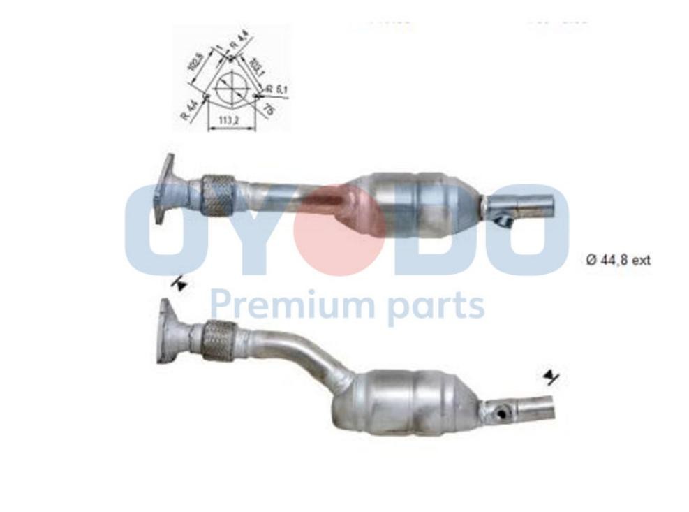 Oyodo Catalyseur 10N0132-OYO 10N0132-OYO Convertisseur catalytique RENAULT MEGANE Oyodo
