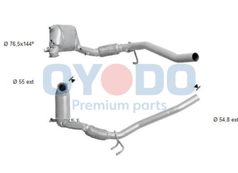 Filtro antiparticolato (FAP) Oyodo 20N0004-OYO Oyodo 20N0004-OYO costo Filtro antiparticolato (FAP) Volkswagen CADDY 2003