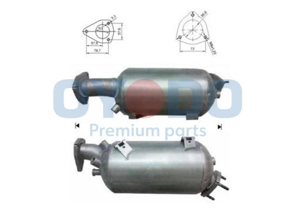 Filtro de partículas Oyodo 20N0005-OYO Oyodo 20N0005-OYO Filtro de fuligem partículas AUDI A4 1999