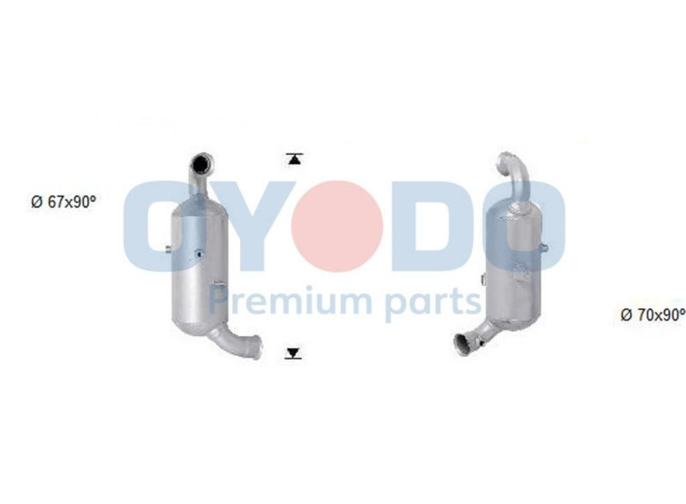 Filter pevných častíc Oyodo 20N0007-OYO Oyodo 20N0007-OYO Filter pevných častíc PEUGEOT 1007 2013