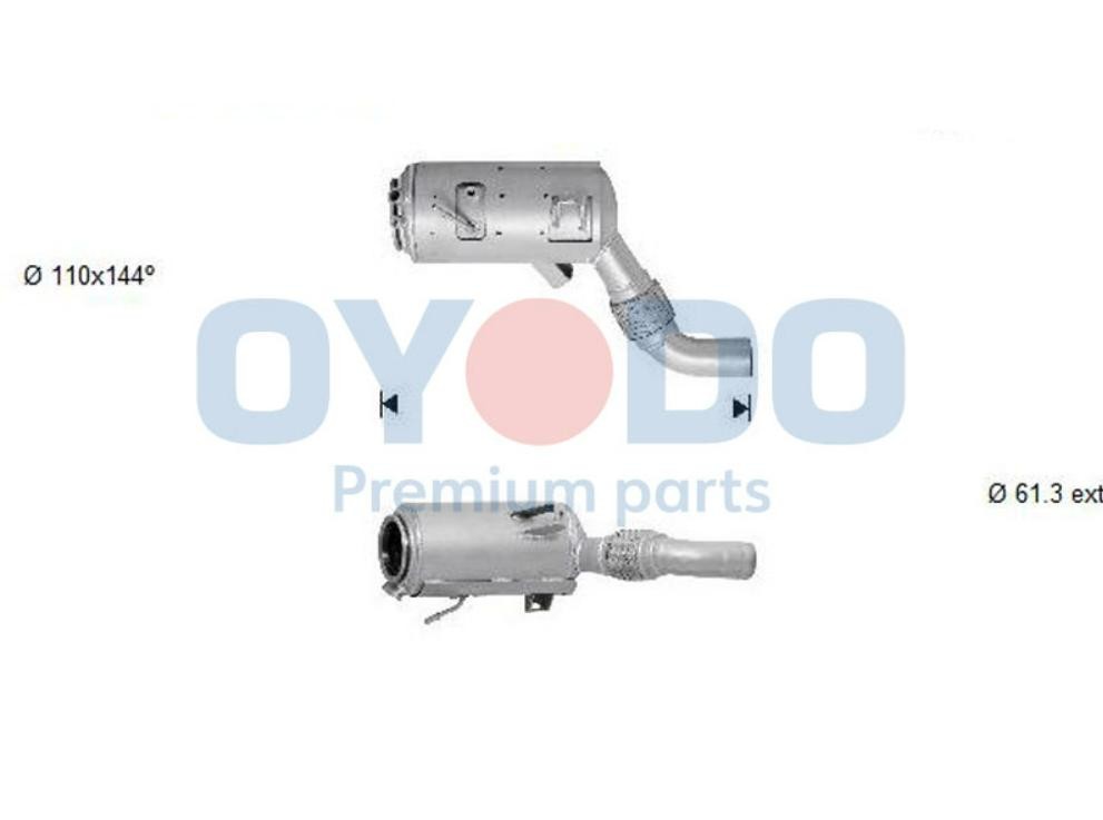 Partikkelfilter Oyodo 20N0013-OYO Oyodo 20N0013-OYO: Dieselpartikkelfilter BMW X6 2012
