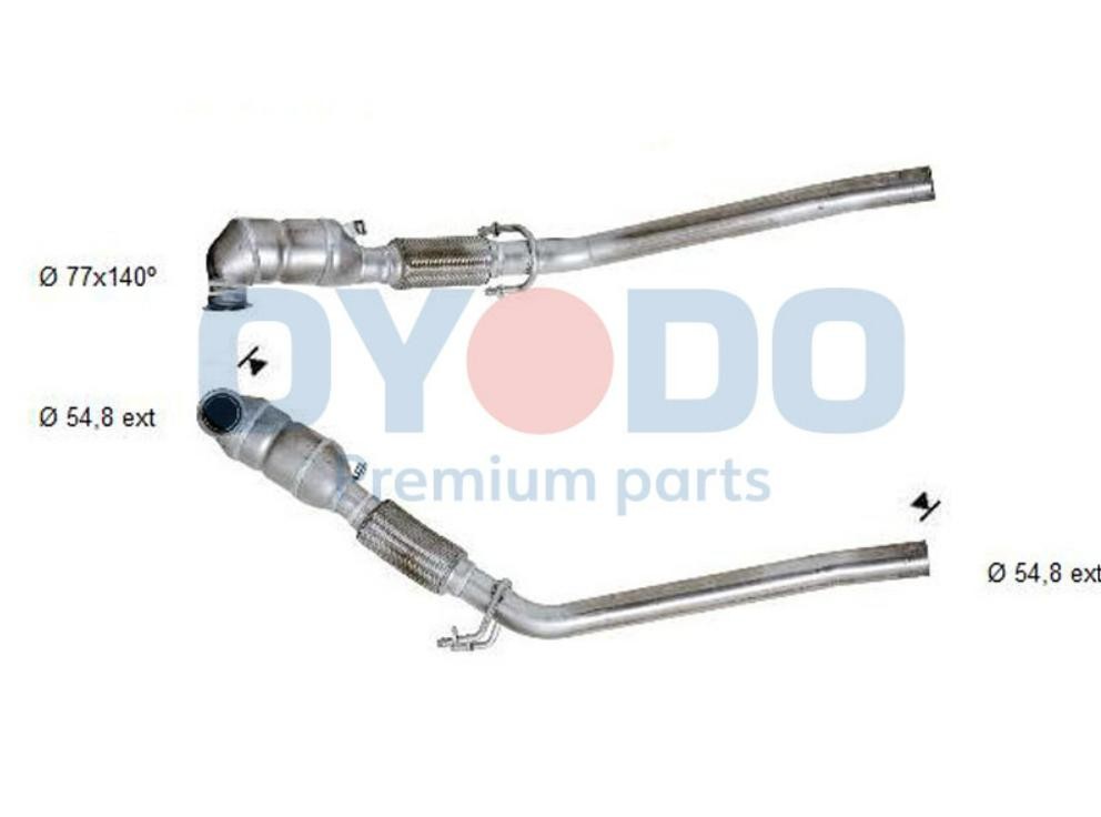 Oyodo Katalysator 20N0027-OYO Universele katalysator Oyodo 147 20N0027-OYO goedkoop