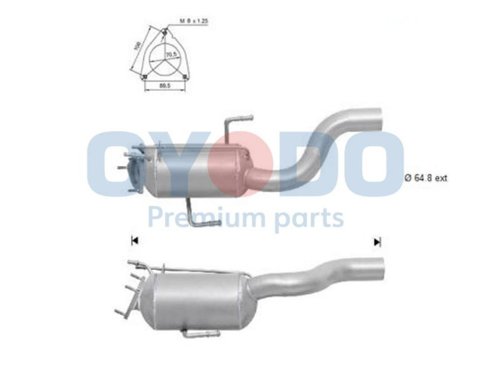 Partikelfilter Oyodo 20N0040-OYO Oyodo 20N0040-OYO Partikelfilter AUDI Q7 2018