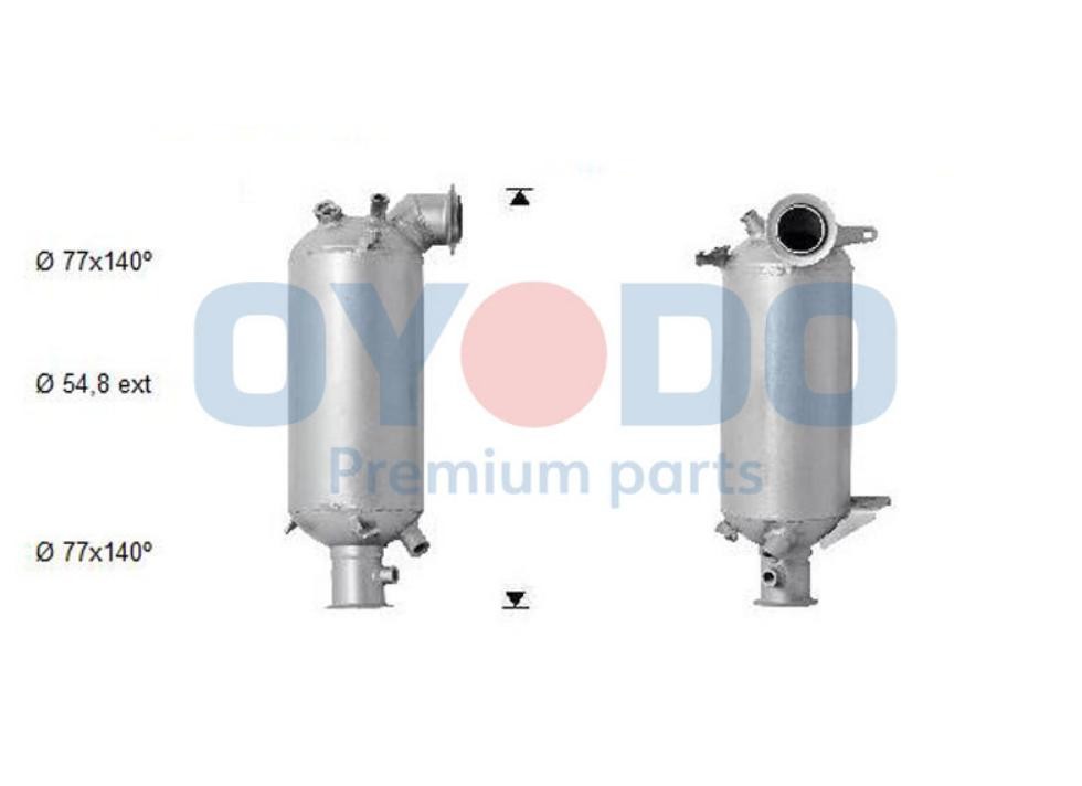 Rußpartikelfilter Oyodo 20N0041-OYO VW MULTIVAN 2022 Partikelfilter Oyodo 20N0041-OYO
