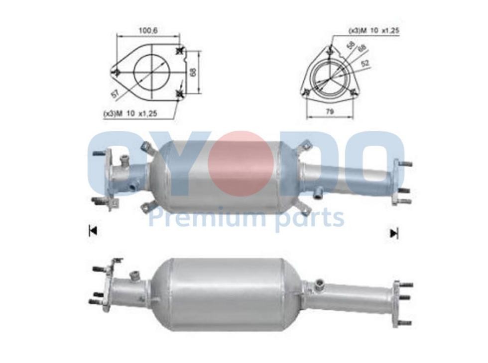 Partikelfilter Oyodo 20N0044-OYO Oyodo 20N0044-OYO DPF HONDA CR-V 2024
