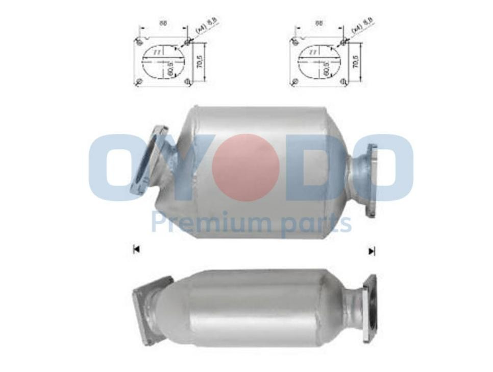 Oyodo Roetfilter (DPF) 20N0049-OYO 20N0049-OYO DPF BMW 3-serie Oyodo