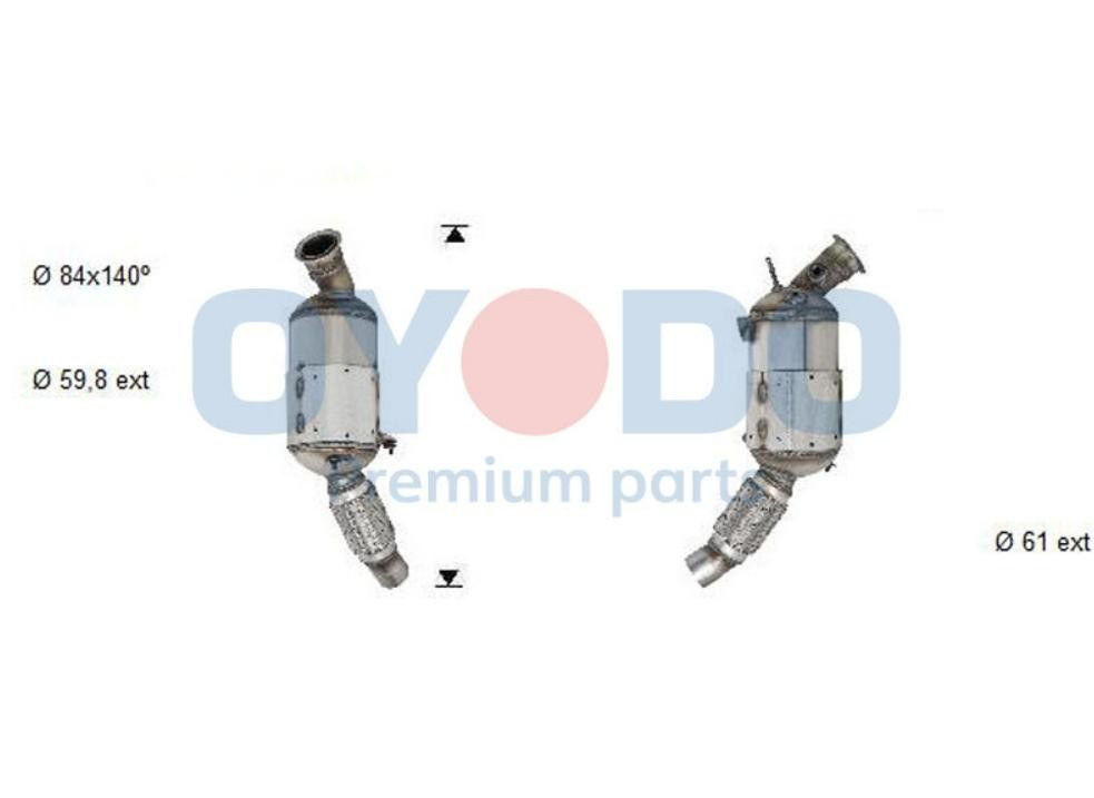 Oyodo Partikkelfilter 20N0060-OYO Oyodo 20N0060-OYO Partikkelfilter MERCEDES-BENZ GLA hva koster