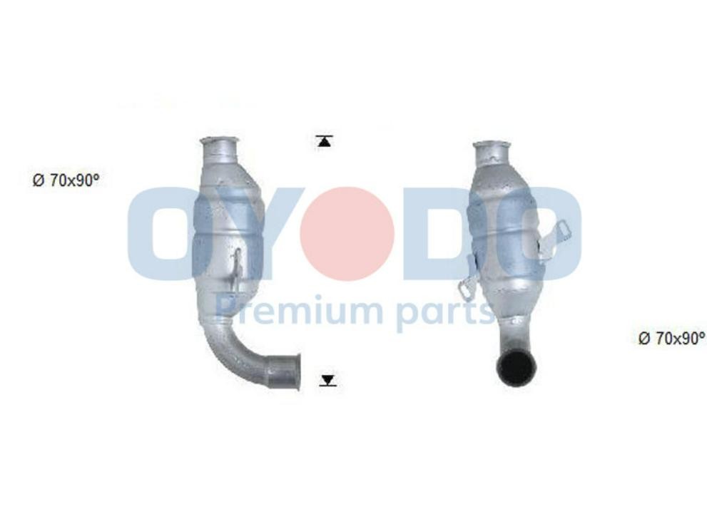 Oyodo Katalysator 20N0089-OYO 20N0089-OYO Katalysator Oyodo CITROЁN DS4