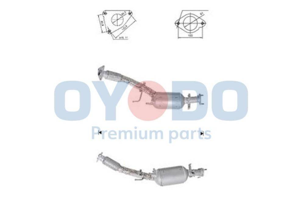 Tahmafilter Oyodo 20N0101-OYO Oyodo 20N0101-OYO: Kübemefilter Renault KOLEOS 2015