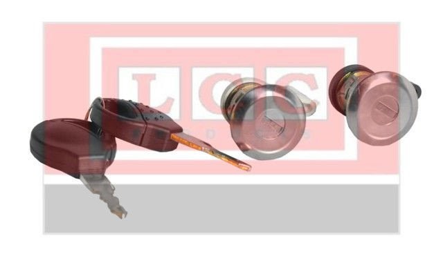 Låsecylindersæt LCC LCCF01254 LCC LCCF01254: Låsecylindersæt Peugeot 106 1999