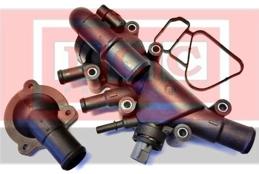 LCC Thermostat d'eau LCCF06010 LCC LCCF06010 Bride de liquide de refroidissement Ford Fiesta Mk5 à un prix avantageux