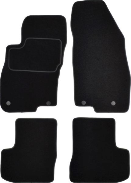 CUSTOPOL Floor mats FIA200C CUSTOPOL FIA200C Fiat Punto 176 tailored car mats rubber and textile price