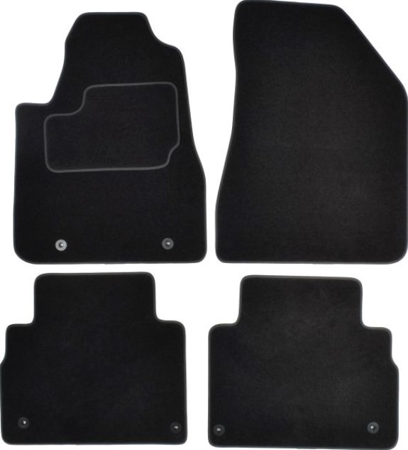 CUSTOPOL Autofußmatten LEX40S Lexus MHU3_, GSU3_, MCU3_ Gummimatten LEX40S CUSTOPOL