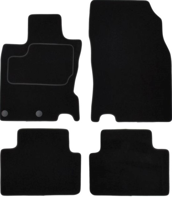 CUSTOPOL Bilmatter NIS230S CUSTOPOL NIS230S Gummimatte Nissan Sunny N14 pris