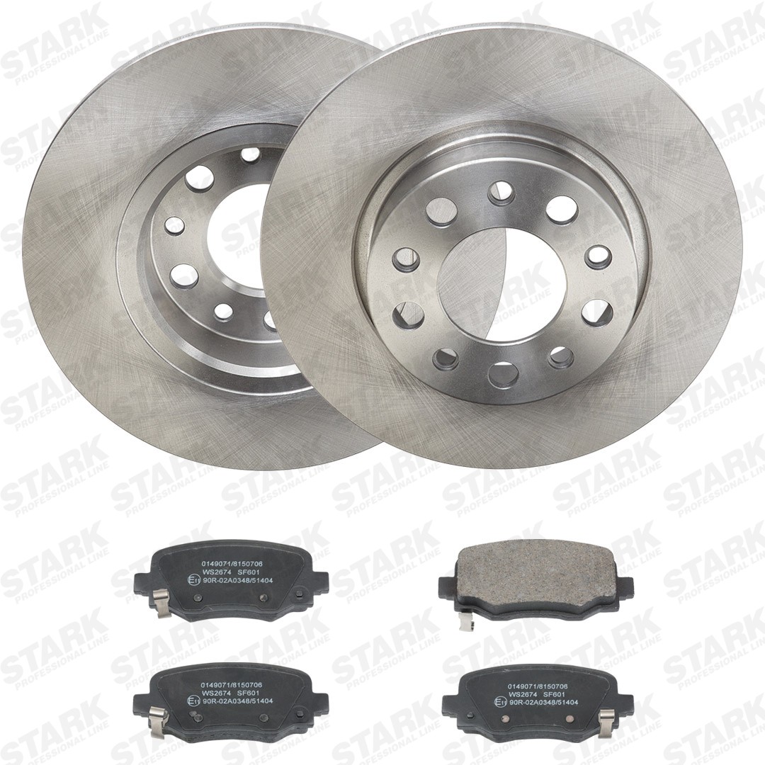 STARK Sada bŕzd, Kotúčová brzda SKBK-10991856 Sada bŕzd STARK Alfa Romeo BRERA SKBK-10991856