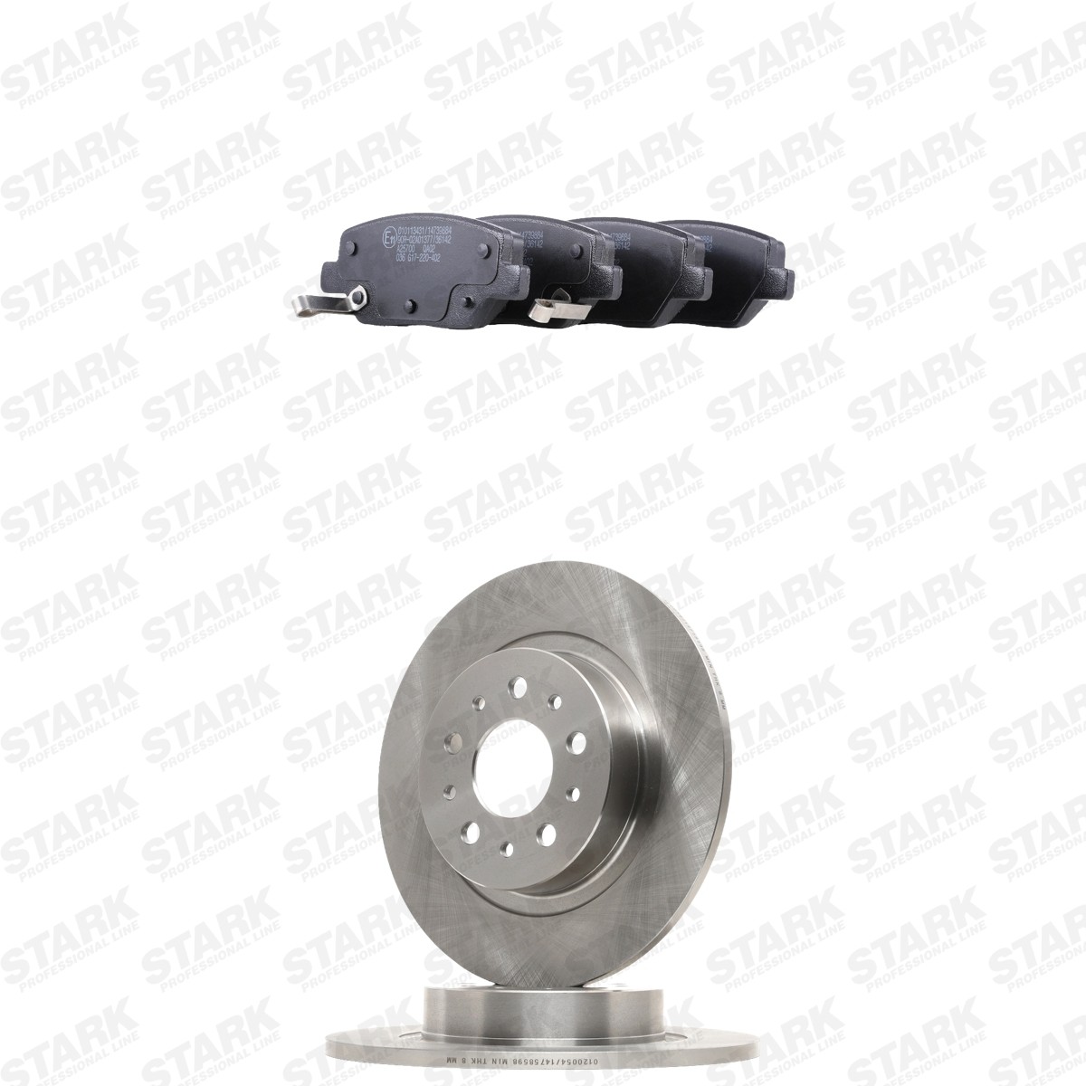STARK Sada bŕzd, Kotúčová brzda SKBK-10991857 Sada bŕzd STARK 126 SKBK-10991857 lacné