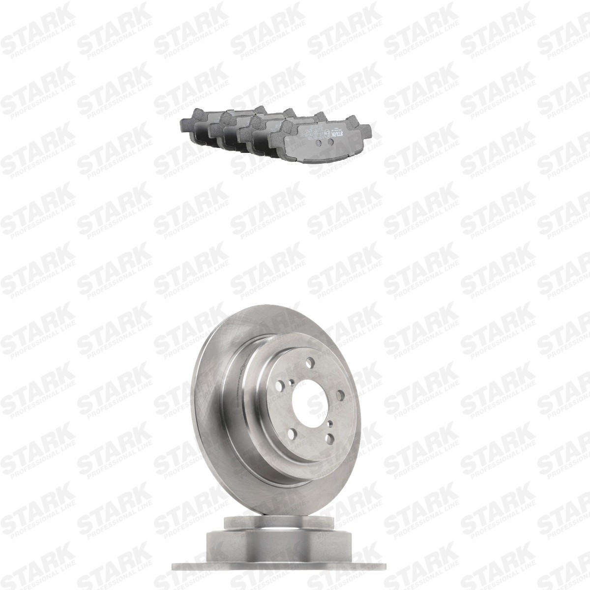 STARK Disques et plaquettes de freins SKBK-10991911 SKBK-10991911 Kit de freins STARK SUBARU TREZIA