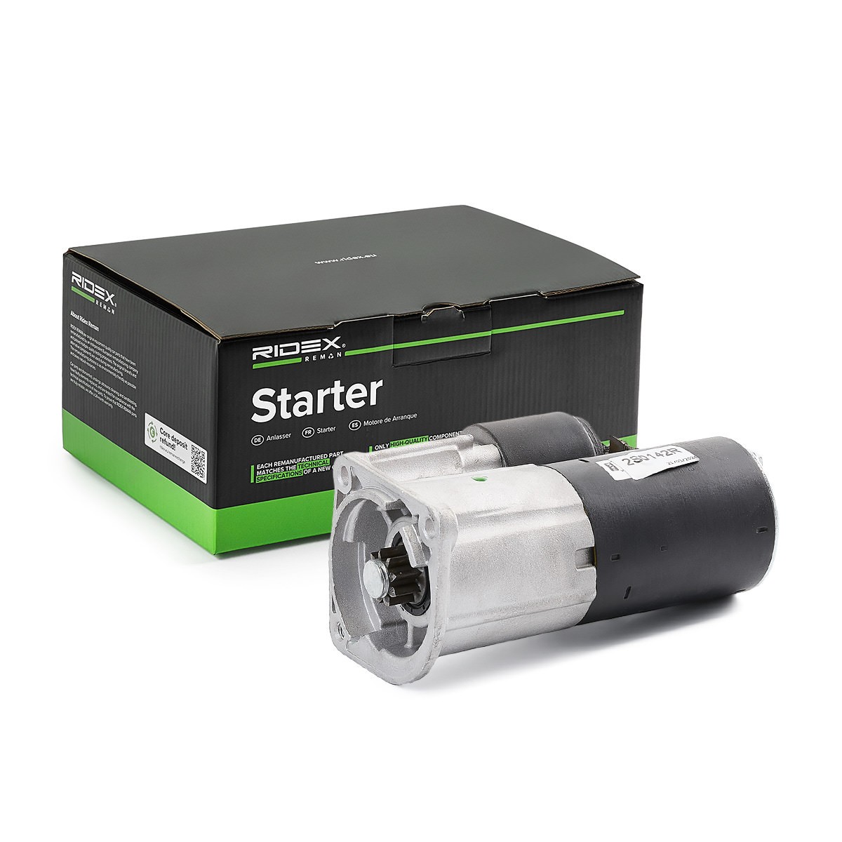RIDEX REMAN Štartér 2S0142R Štartér RIDEX REMAN Skoda CITIGO 2S0142R