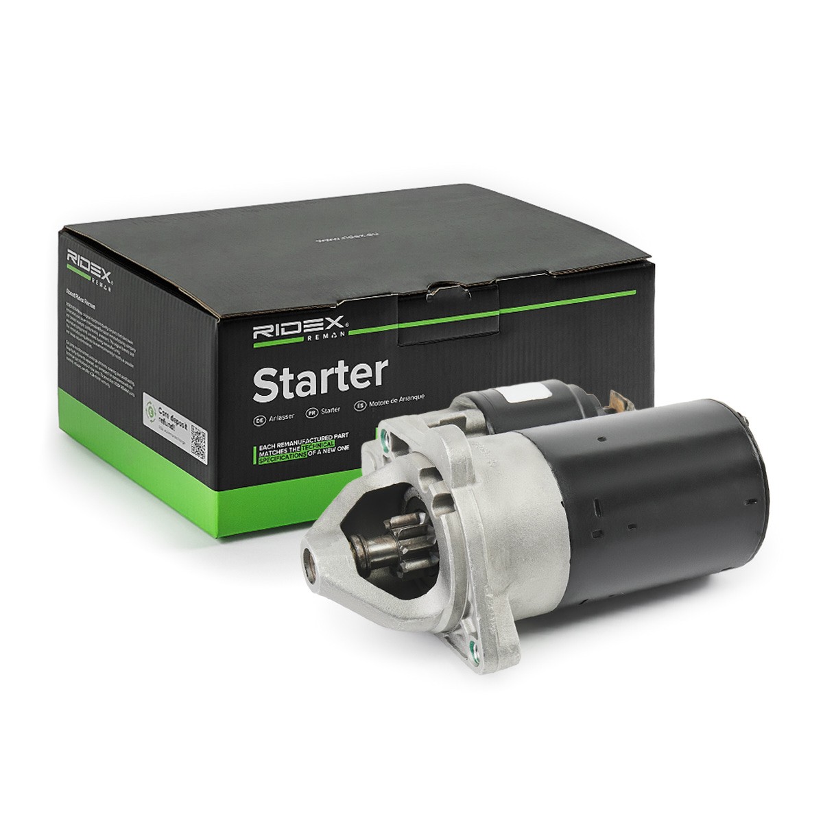 RIDEX REMAN Startmotor 2S0179R MERCEDES-BENZ startmotor RIDEX REMAN 2S0179R