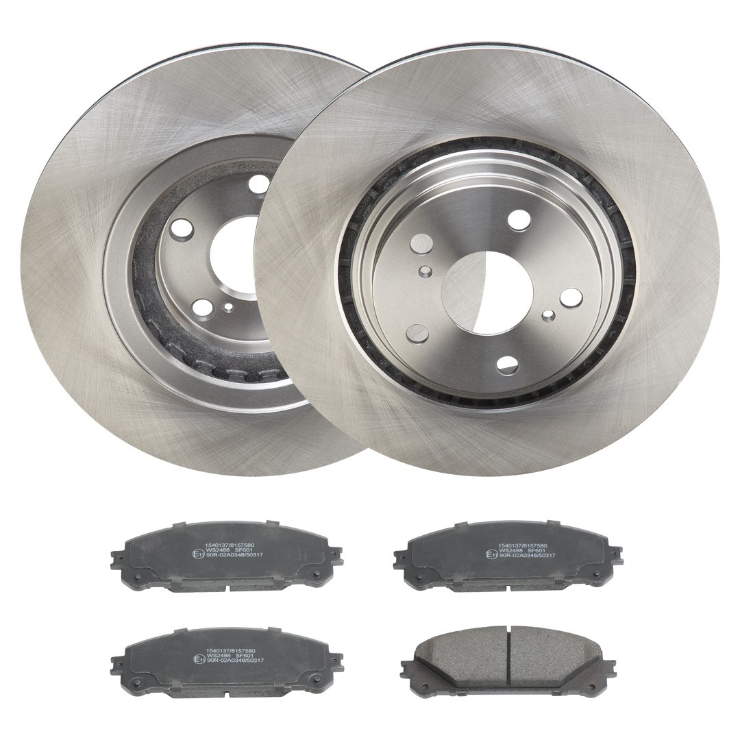 RIDEX Bremžu komplekts, Disku bremzes 3405B2067 Bremžu komplekts RIDEX Lexus NX 3405B2067
