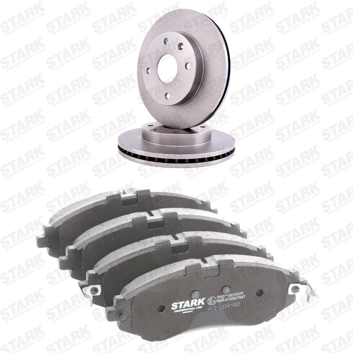 STARK Bromssats, skivbroms SKBK-10992085 SKBK-10992085 STARK bromsbelägg och bromsskivor CHEVROLET EPICA