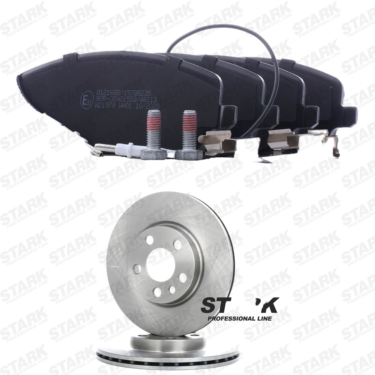 STARK Bremsscheiben und -beläge SKBK-10992122 SKBK-10992122 Bremsen Set STARK CITROЁN DS3