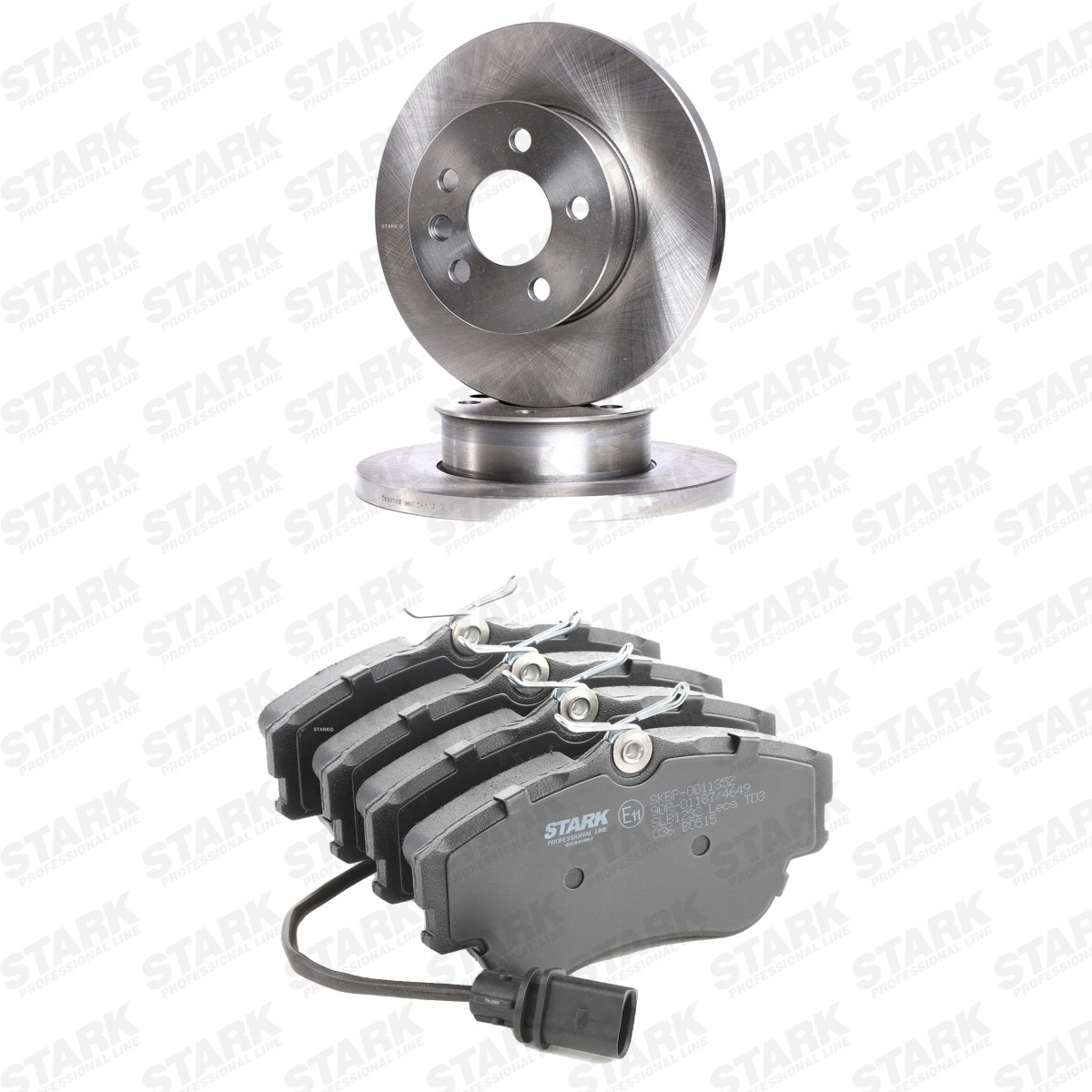 STARK Jarrupalasarja, levyjarru SKBK-10992124 SKBK-10992124 STARK Jarrusarjat VW CC