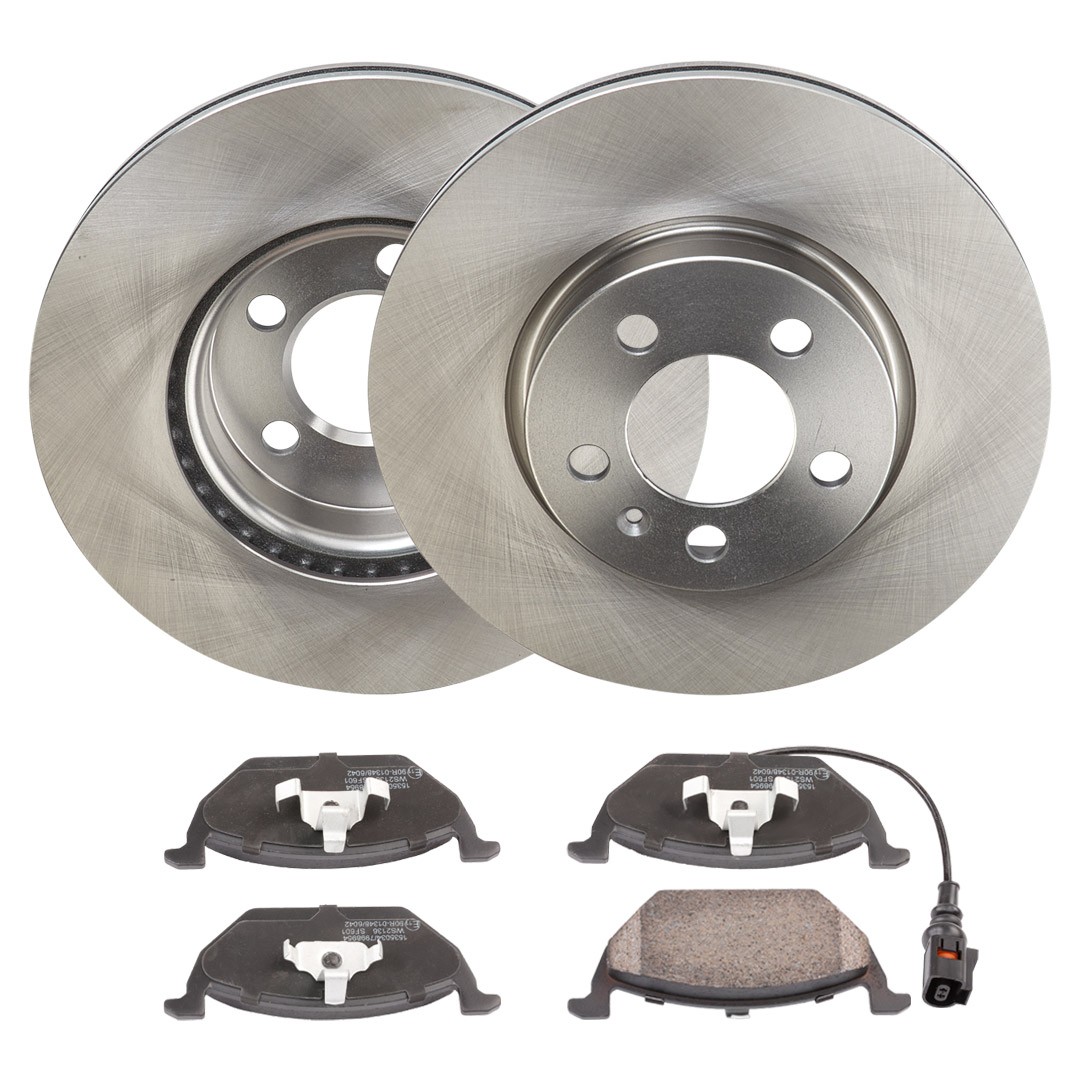 RIDEX Bromssats, skivbroms 3405B2140 3405B2140 RIDEX bromsbelägg och bromsskivor SKODA FABIA