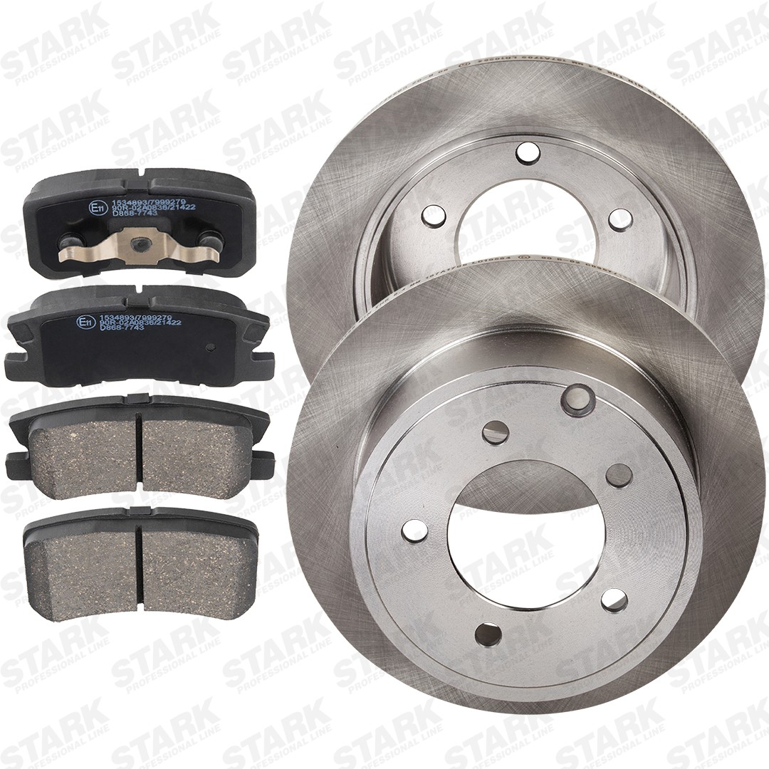 STARK Bremseskiver og -klosser SKBK-10992163 SKBK-10992163 Bremsekit DODGE DURANGO STARK